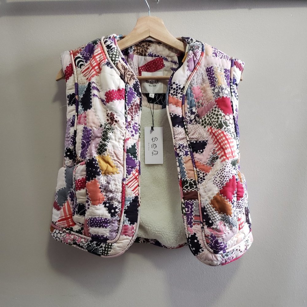 SEA New York Harlow Quilted Vest (USED, XS)